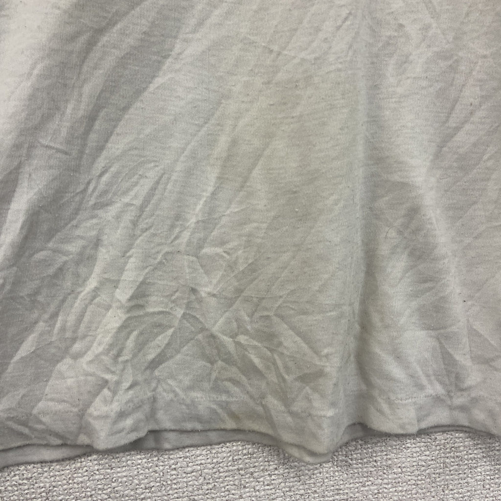 ～90s　Siam　THAILAND　半袖リンガーTシャツ　シングルステッチ　スーベニア　ヴィンテージ　白　ホワイト　Lサイズ