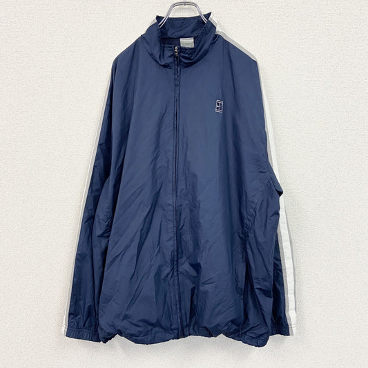 古着 used　NIKE GOLF　ナイキゴルフ　フルジップナイロンジャケット　紺　ネイビー　Lサイズ