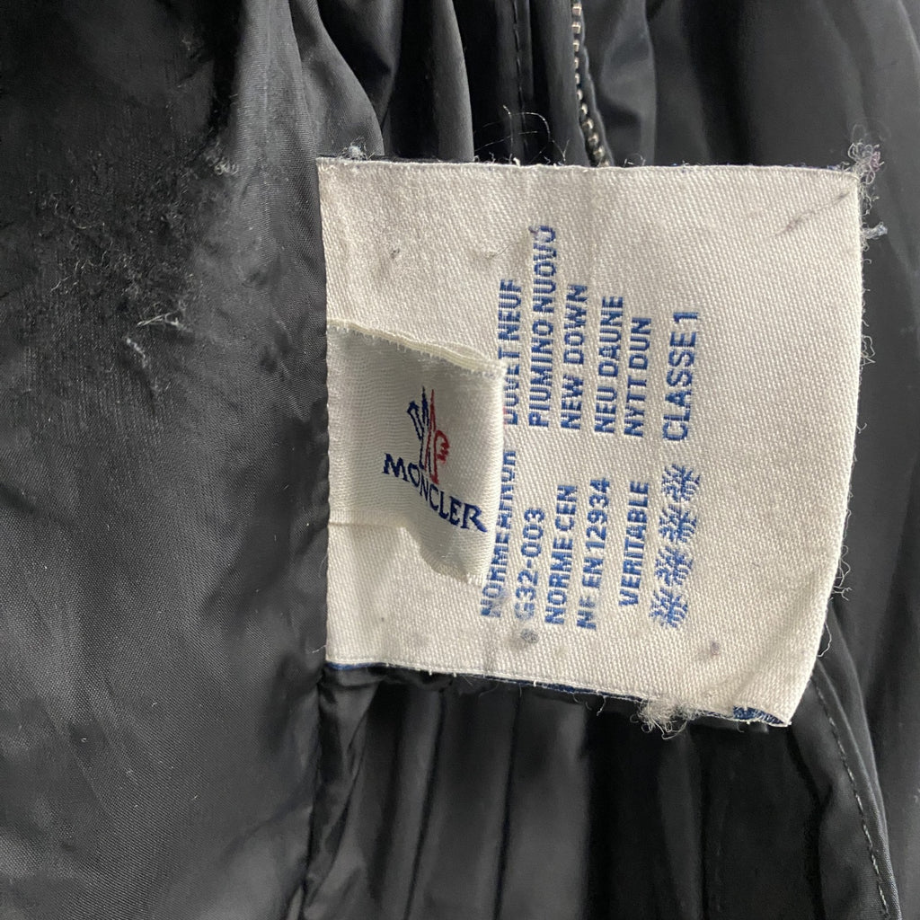 MONCLER　モンクレール　ダウンジャケット　ダウン90%　黒　ブラック　00サイズ
