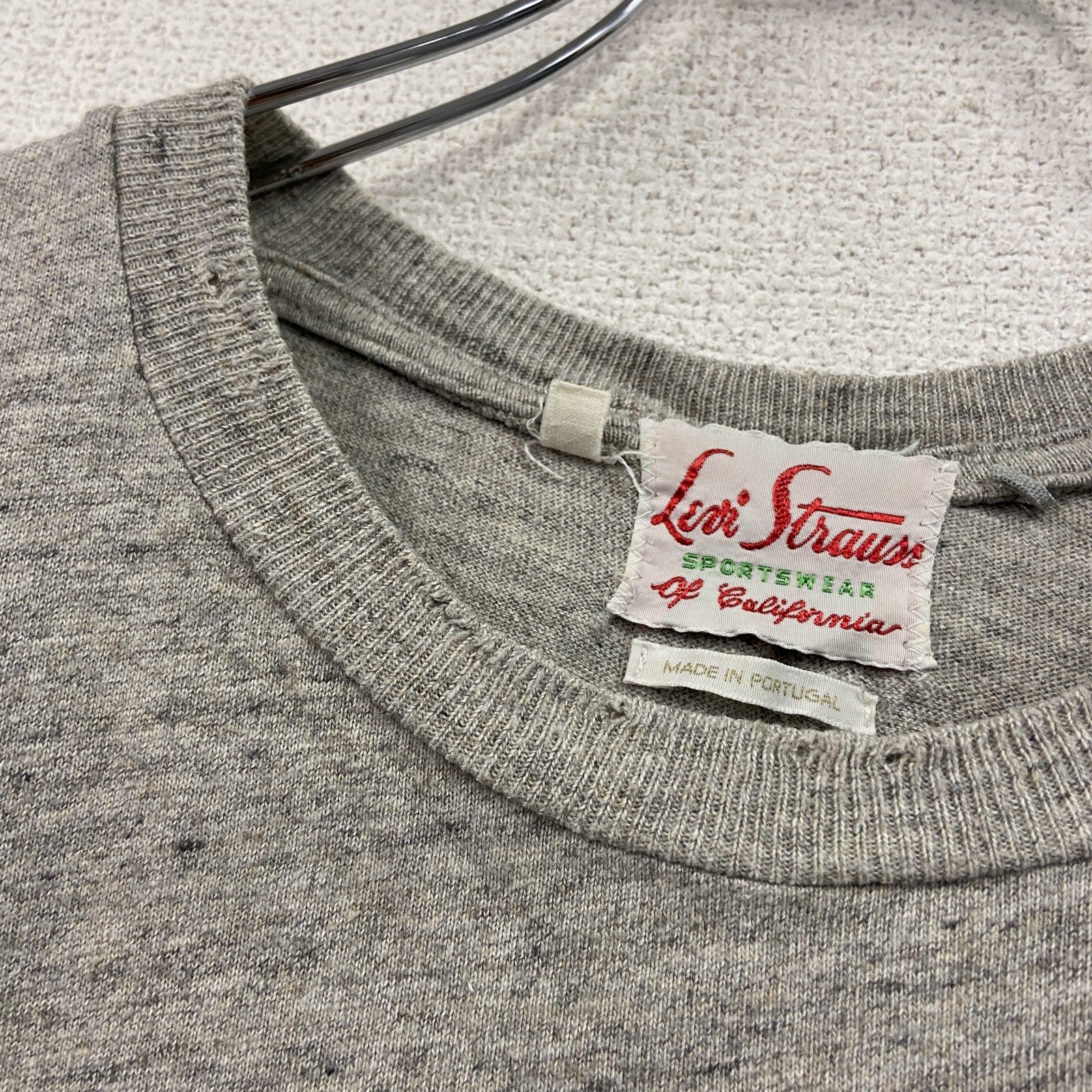 Levi's vintage clothing　半袖Tシャツ　シングルステッチ　霜降りグレー　Sサイズ