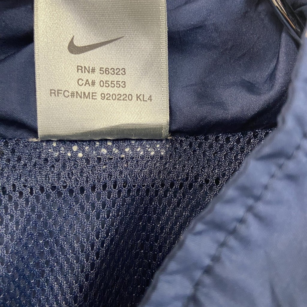 古着 used　NIKE GOLF　ナイキゴルフ　フルジップナイロンジャケット　紺　ネイビー　Lサイズ