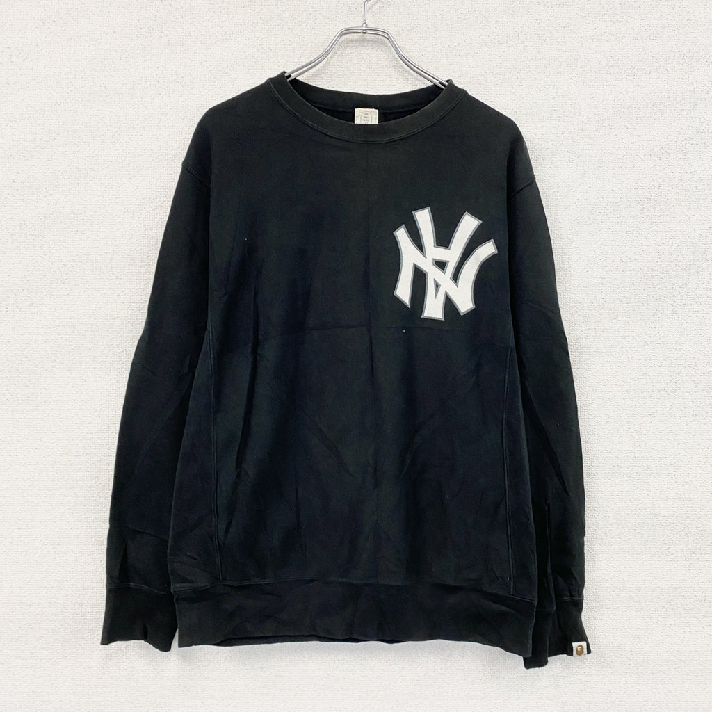 A BATHING APE　アベイシングエイプ　NEIGHBORHOOD　ネイバーフッド　スウェット/トレーナー　黒　ブラック　Mサイズ