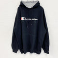 champion　チャンピオン　スウェットパーカー/フーディー　黒　ブラック　2XLサイズ
