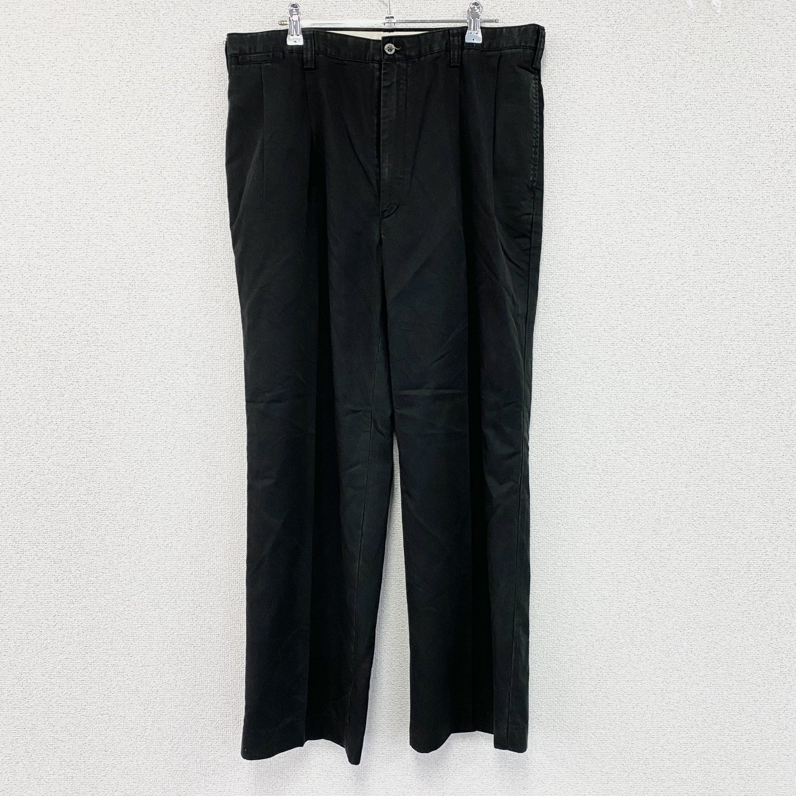 DUCK HEAD　ダックヘッド　チノパンツ　ジップフライ　黒　ブラック