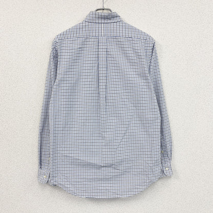 Ralph Lauren　ラルフローレン　長袖シャツ　ボタンダウンシャツ　チェック柄　ブルー　Mサイズ