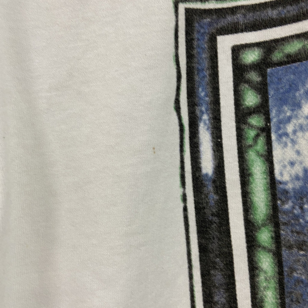FRUIT OF THE LOOM　フルーツオブザルーム　半袖プリントTシャツ　白　ホワイト　Mサイズ　