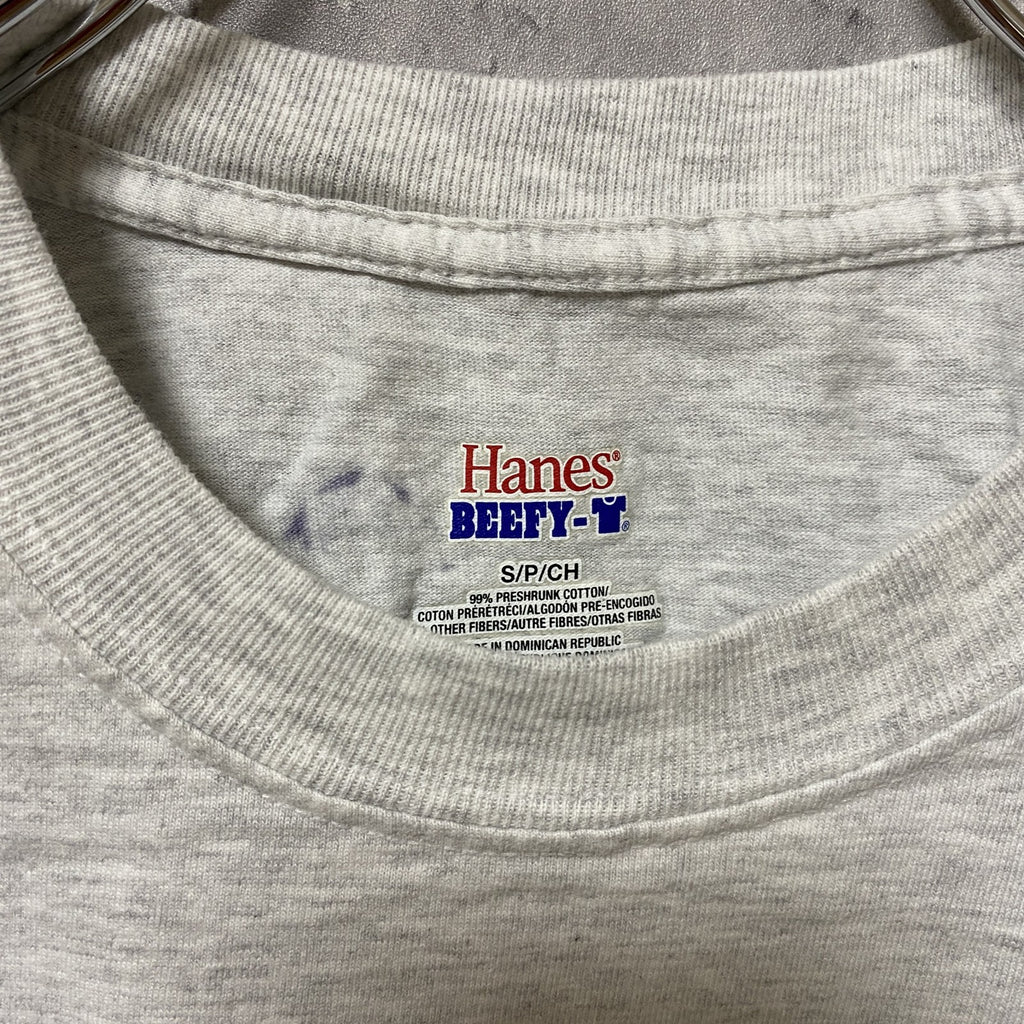 古着 used　NFL　Super Bowl　アメフト　半袖プリントTシャツ　白　ホワイト　霜降りカラー　レトロ　クルーネック