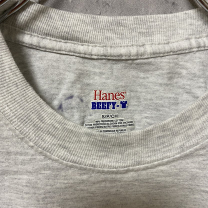 古着 used　NFL　Super Bowl　アメフト　半袖プリントTシャツ　白　ホワイト　霜降りカラー　レトロ　クルーネック