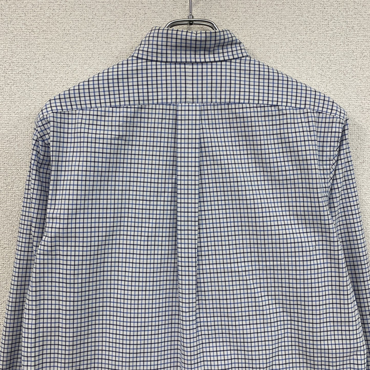 Ralph Lauren　ラルフローレン　長袖シャツ　ボタンダウンシャツ　チェック柄　ブルー　Mサイズ
