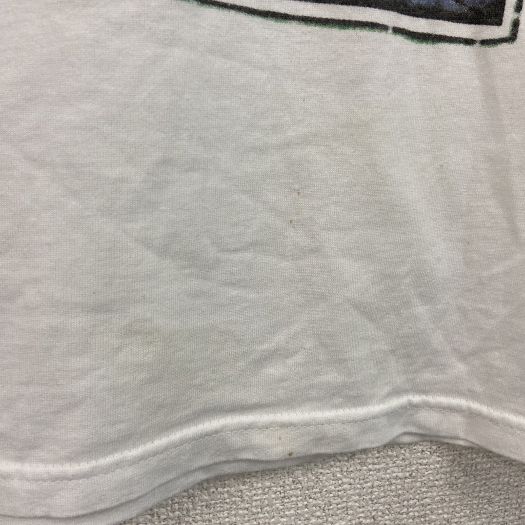 FRUIT OF THE LOOM　フルーツオブザルーム　半袖プリントTシャツ　白　ホワイト　Mサイズ　