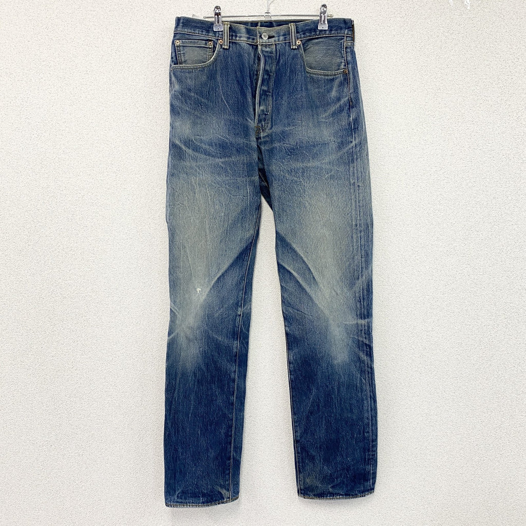 Levi’s　リーバイス　501　デニムパンツ/ジーンズ　ボタンフライ　縦落ち　鬼ヒゲ　フェード　インディゴ　W36サイズ