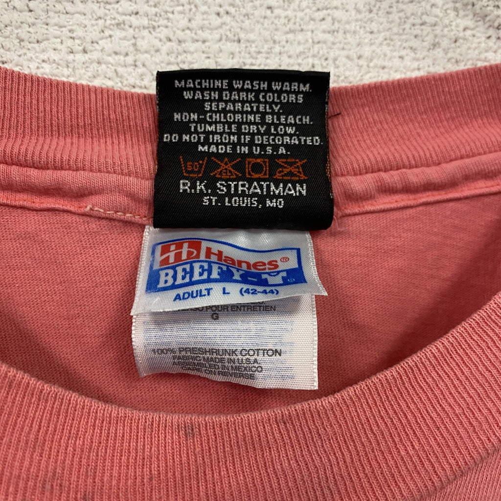 HARLEY DAVIDSON　ハーレーダビッドソン　半袖プリントTシャツ　ピンク　Lサイズ