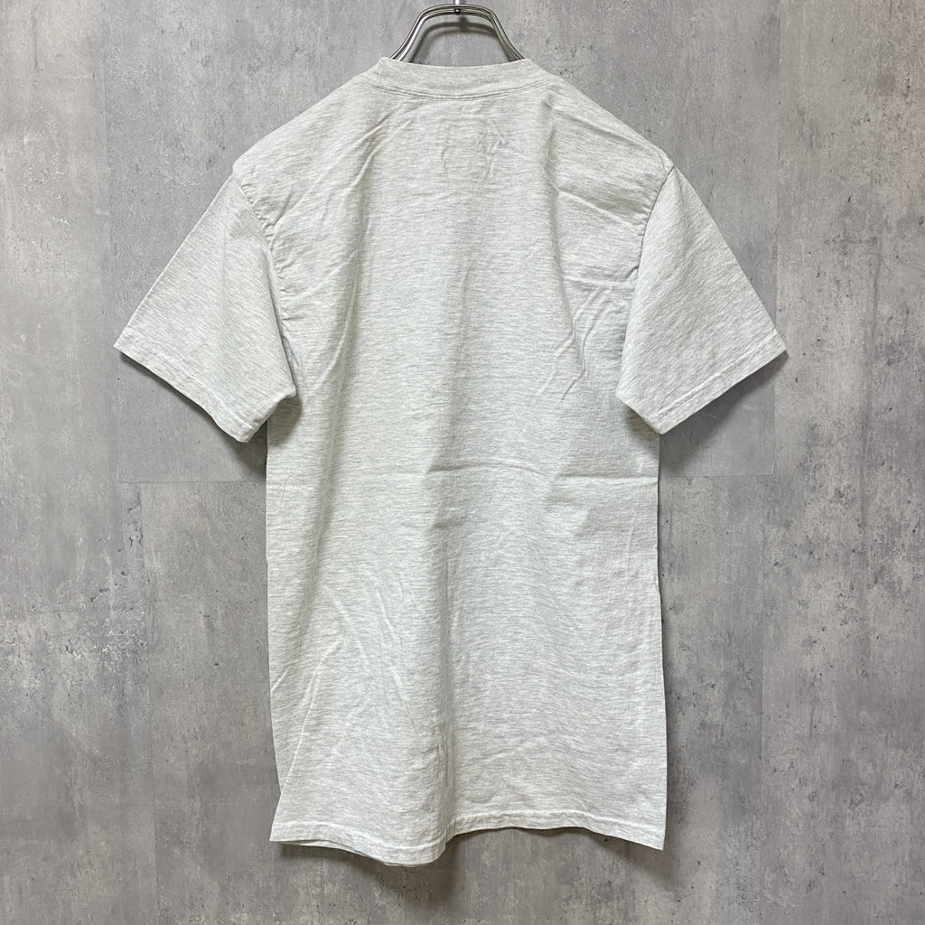 古着 used　NFL　Super Bowl　アメフト　半袖プリントTシャツ　白　ホワイト　霜降りカラー　レトロ　クルーネック