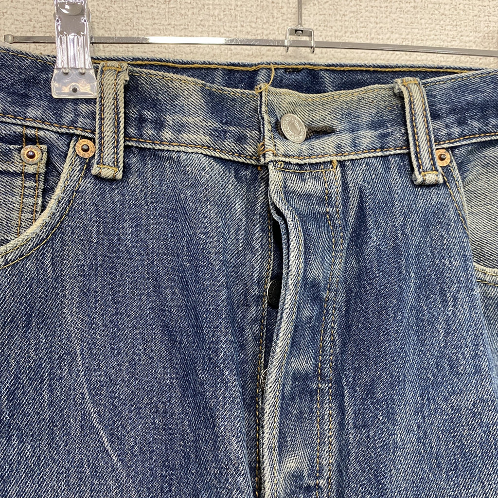 Levi’s　リーバイス　501　デニムパンツ/ジーンズ　ボタンフライ　縦落ち　鬼ヒゲ　フェード　インディゴ　W36サイズ