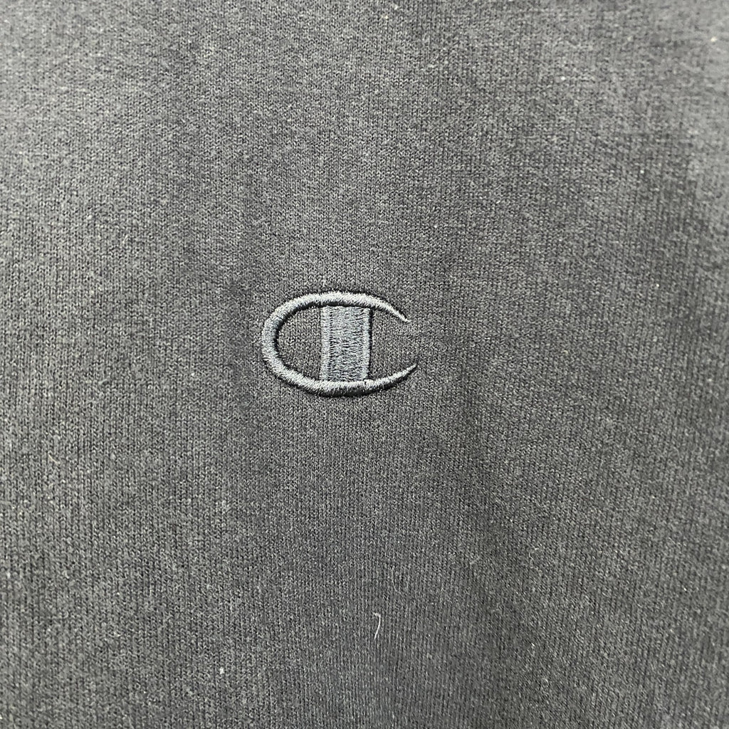 champion　チャンピオン　ハーフジップスウェット/トレーナー　黒　ブラック　2XLサイズ