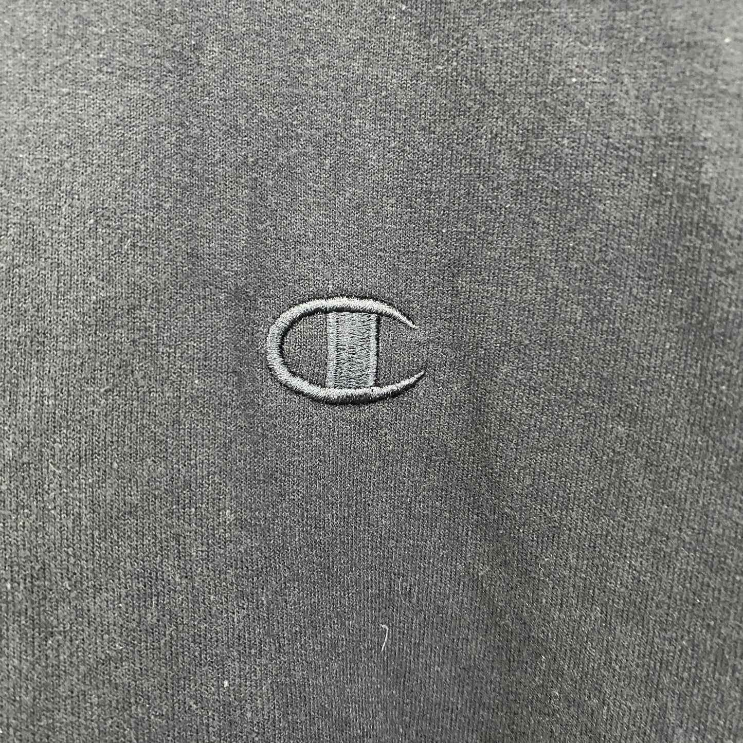 champion　チャンピオン　ハーフジップスウェット/トレーナー　黒　ブラック　2XLサイズ