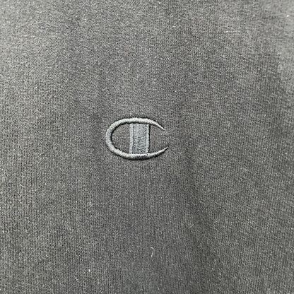 champion　チャンピオン　ハーフジップスウェット/トレーナー　黒　ブラック　2XLサイズ