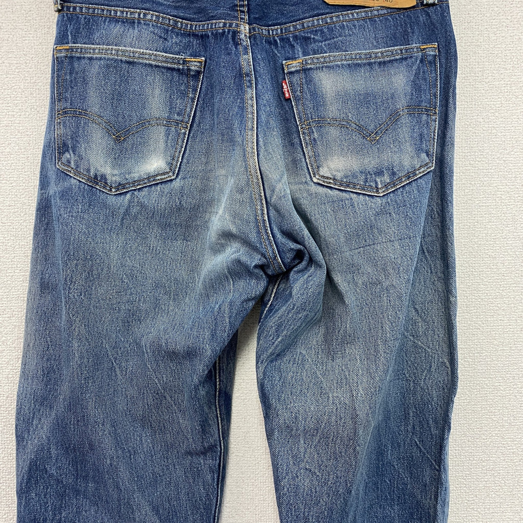 Levi’s　リーバイス　501　デニムパンツ/ジーンズ　ボタンフライ　縦落ち　鬼ヒゲ　フェード　インディゴ　W36サイズ