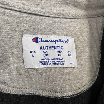 champion　チャンピオン　ハーフジップスウェット/トレーナー　黒　ブラック　2XLサイズ