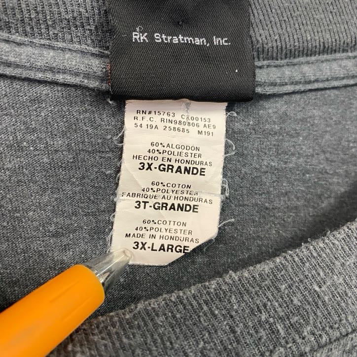 HARLEY DAVIDSON　ハーレーダビッドソン　半袖プリントTシャツ　灰色　グレー　3XLサイズ
