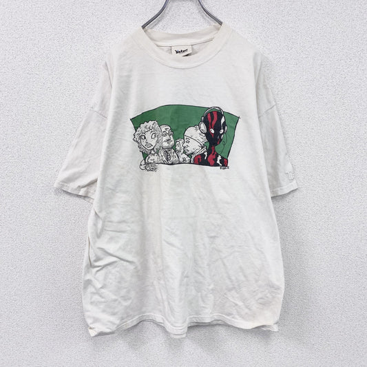 ～00s　listen　ア・トライブ・コールド・クエスト　半袖プリントTシャツ　ラップT　ホワイト　2XLサイズ　