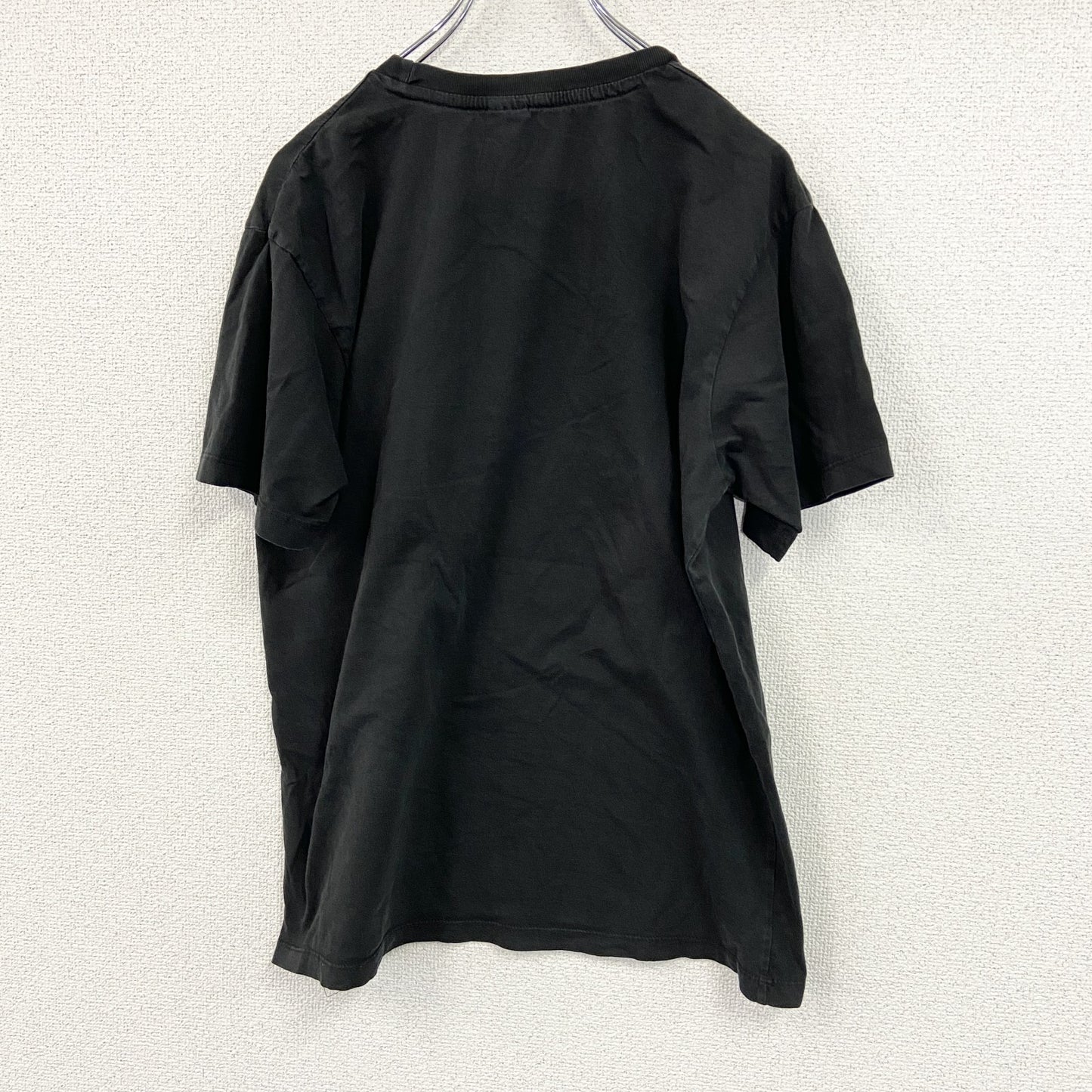 district　半袖カレッジプリントTシャツ　パロディT　アビイ・ロード　インディアナ大学　黒　ブラック　Sサイズ