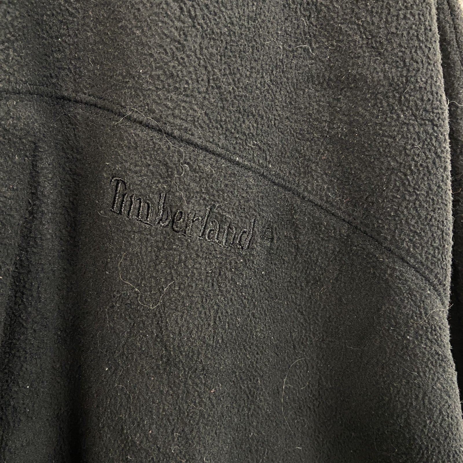 古着 used　Timberland　ティンバーランド　フリースジャケット/ボアジャケット　黒　ブラック　3XLサイズ
