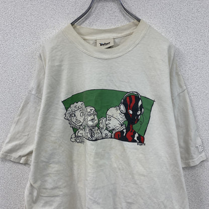～00s　listen　ア・トライブ・コールド・クエスト　半袖プリントTシャツ　ラップT　ホワイト　2XLサイズ　