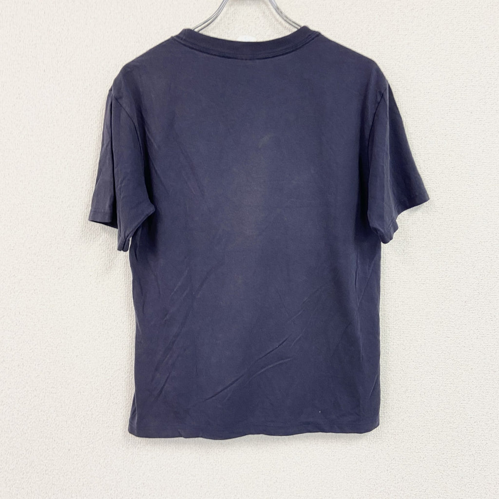 Majestic　マジェスティック　半袖プリントTシャツ　紺　ネイビー　Mサイズ