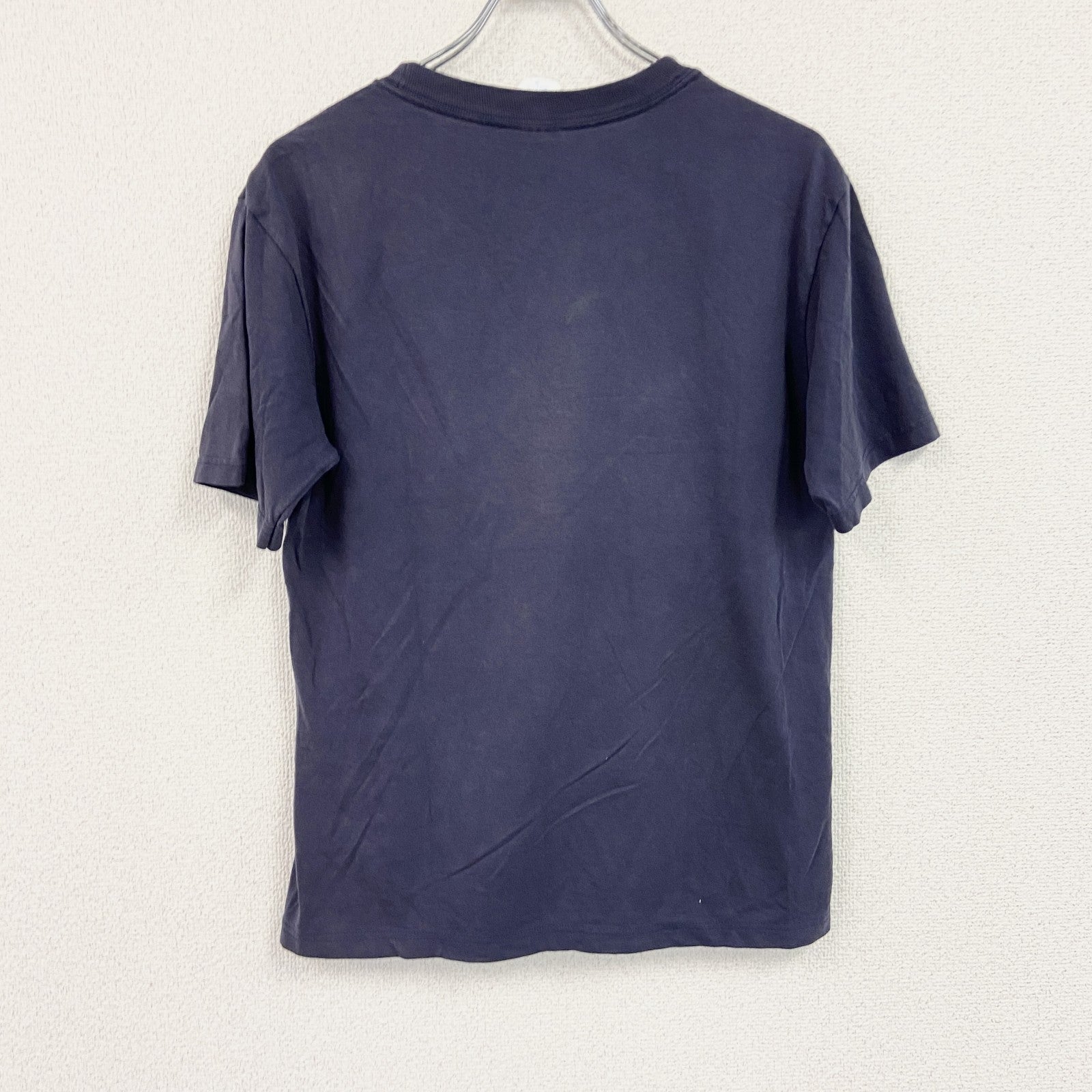 Majestic　マジェスティック　半袖プリントTシャツ　紺　ネイビー　Mサイズ