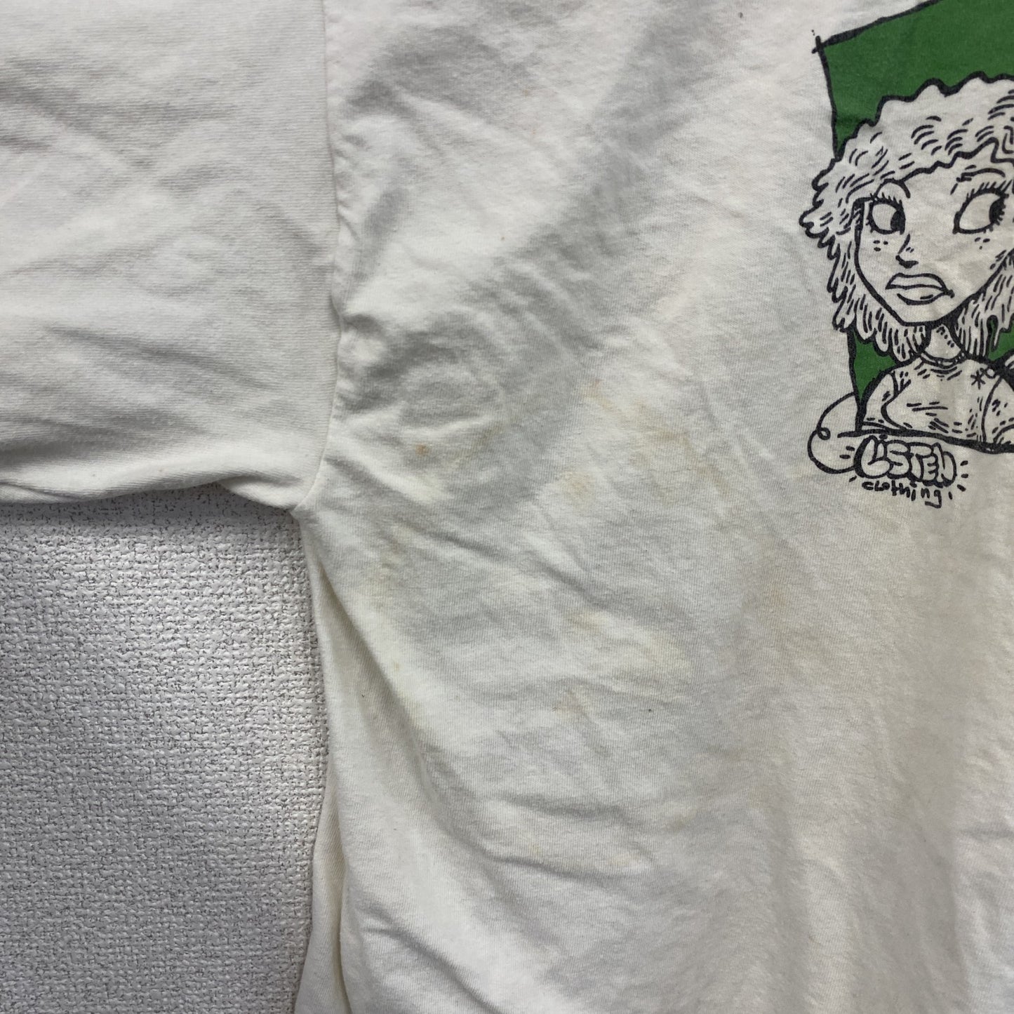 ～00s　listen　ア・トライブ・コールド・クエスト　半袖プリントTシャツ　ラップT　ホワイト　2XLサイズ　