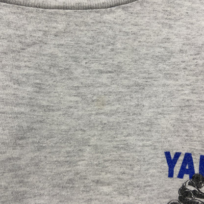 90s～　HARDWEAR　YAMAHA　ヤマハ　長袖Tシャツ/ロンT　企業ロゴ　ヴィンテージ　灰色　グレー　XLサイズ