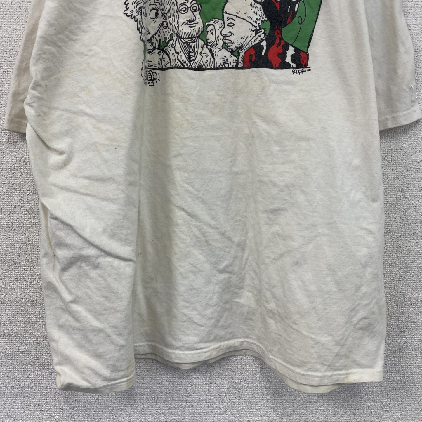 ～00s　listen　ア・トライブ・コールド・クエスト　半袖プリントTシャツ　ラップT　ホワイト　2XLサイズ　