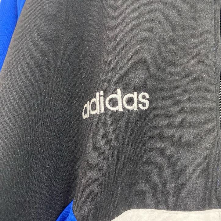 ～90s　adidas　アディダス　トラックジャケット/ジャージ　ヴィンテージ　青　ブルー　Lサイズ