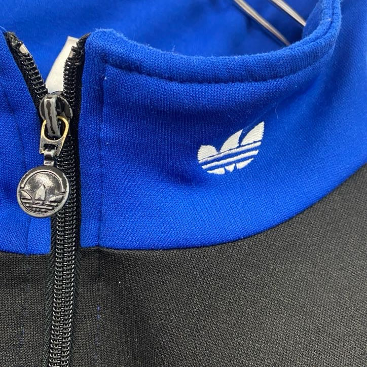 ～90s　adidas　アディダス　トラックジャケット/ジャージ　ヴィンテージ　青　ブルー　Lサイズ