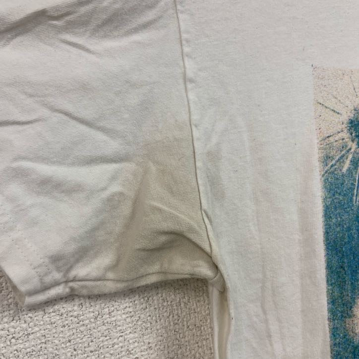 Hanes　ヘインズ　野村浩　半袖プリントTシャツ　白　ホワイト　Mサイズ