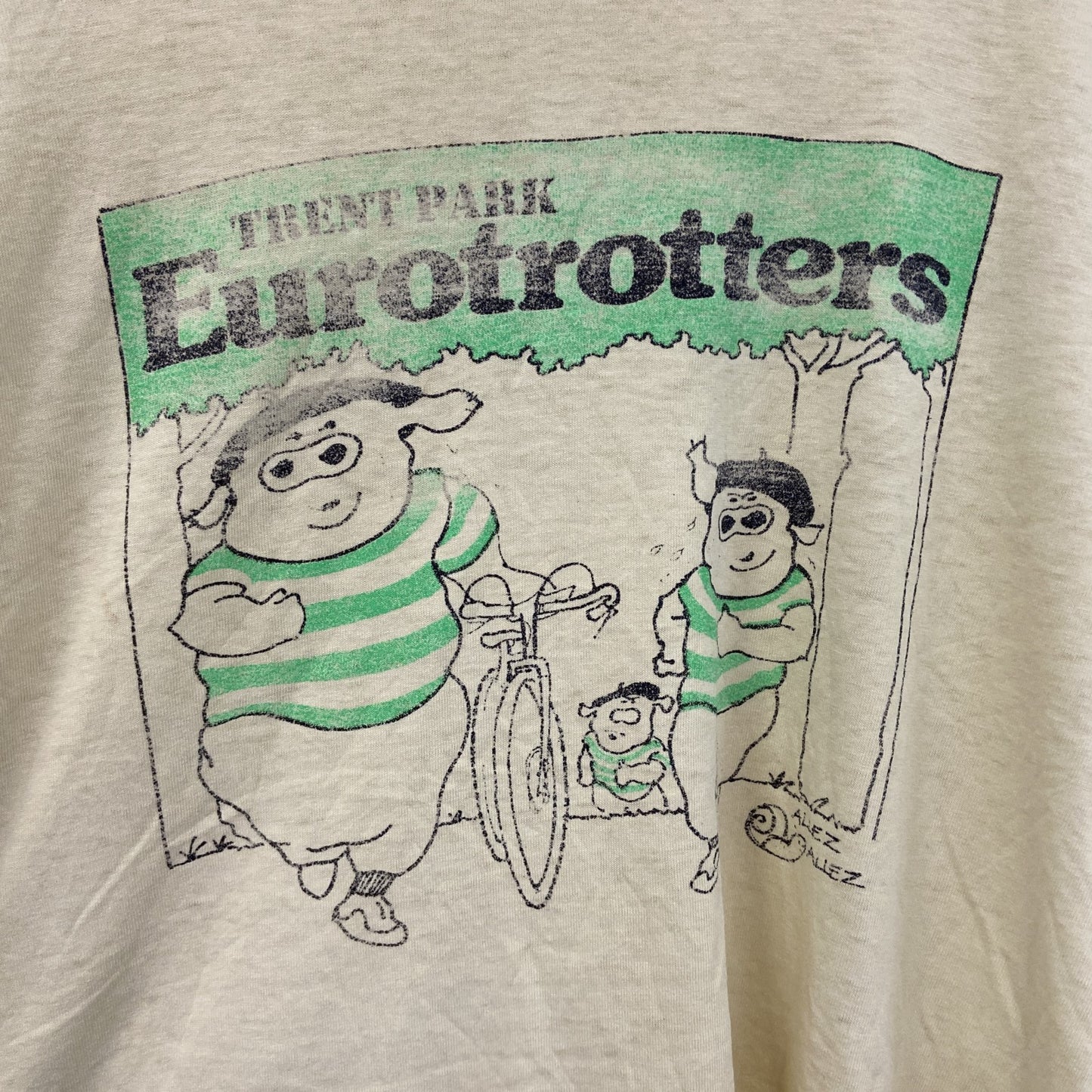 80s　SCREEN STARS BEST　長袖Tシャツ/ロンT　シングルステッチ　ヴィンテージ　黄色　イエロー　XLサイズ