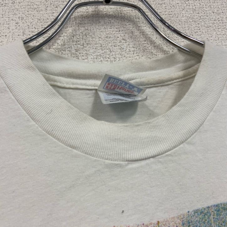 Hanes　ヘインズ　野村浩　半袖プリントTシャツ　白　ホワイト　Mサイズ