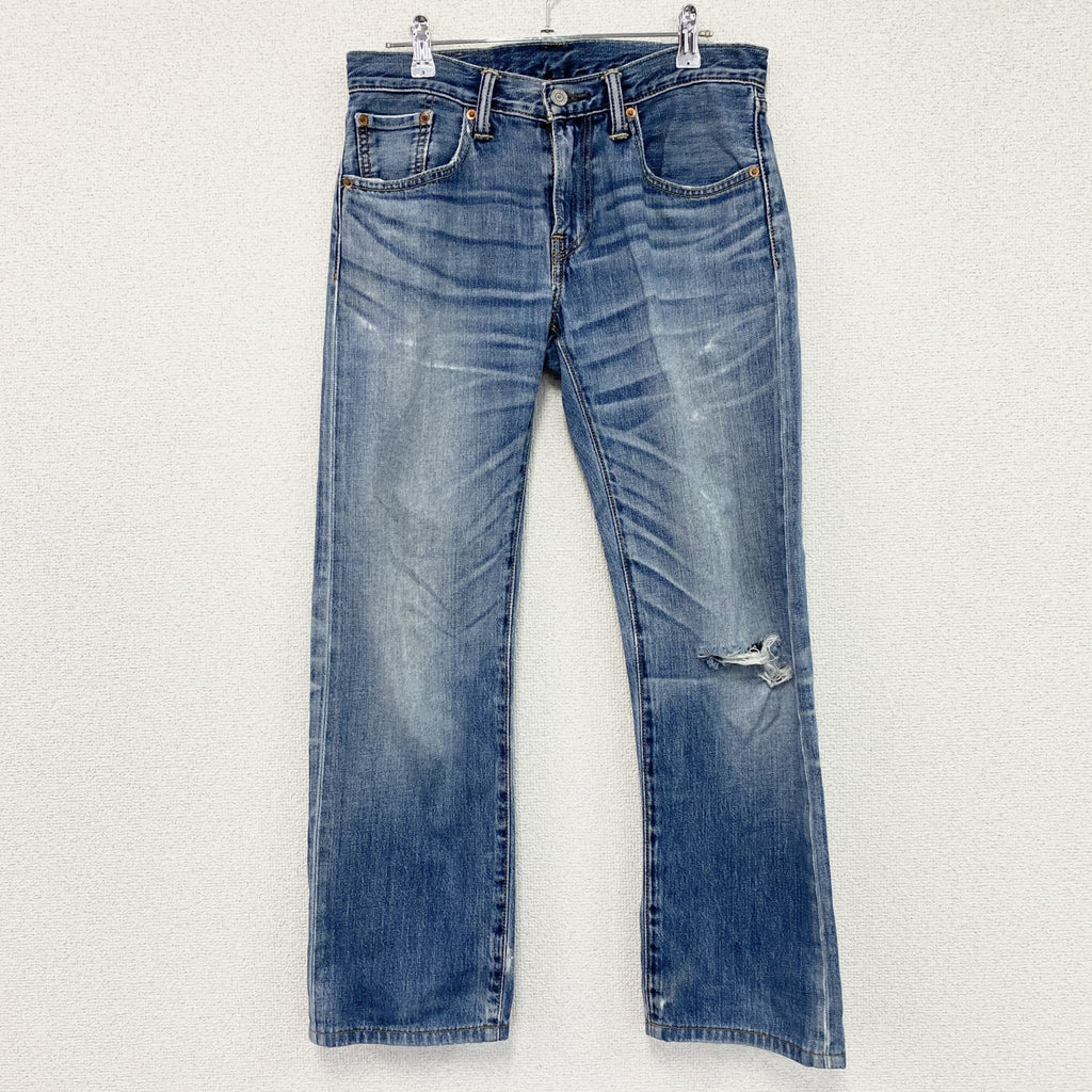 Levi’s　リーバイス　502　デニムパンツ/ジーンズ　縦落ち　鬼ヒゲ　フェード　ジップフライ　インディゴ　W30サイズ