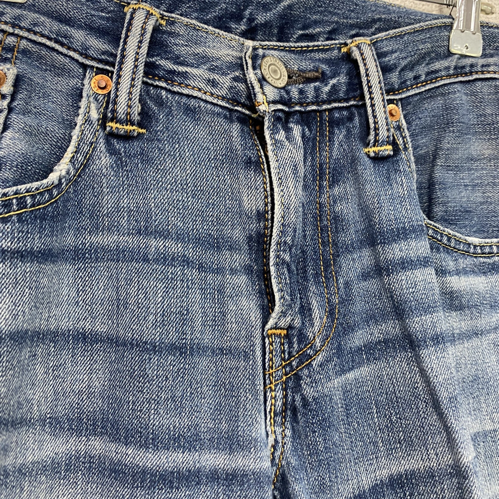 Levi’s　リーバイス　502　デニムパンツ/ジーンズ　縦落ち　鬼ヒゲ　フェード　ジップフライ　インディゴ　W30サイズ