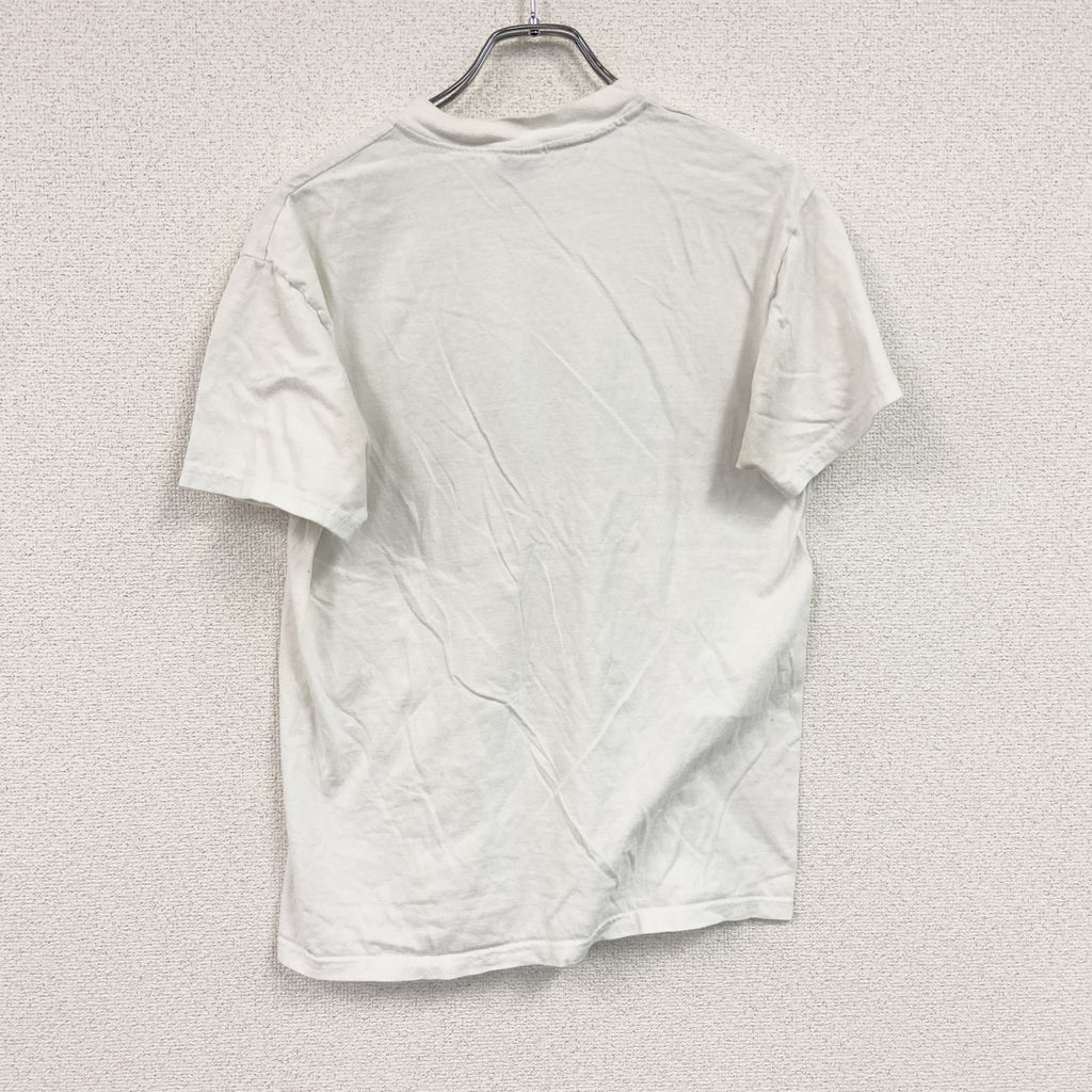 Hanes　ヘインズ　野村浩　半袖プリントTシャツ　白　ホワイト　Mサイズ