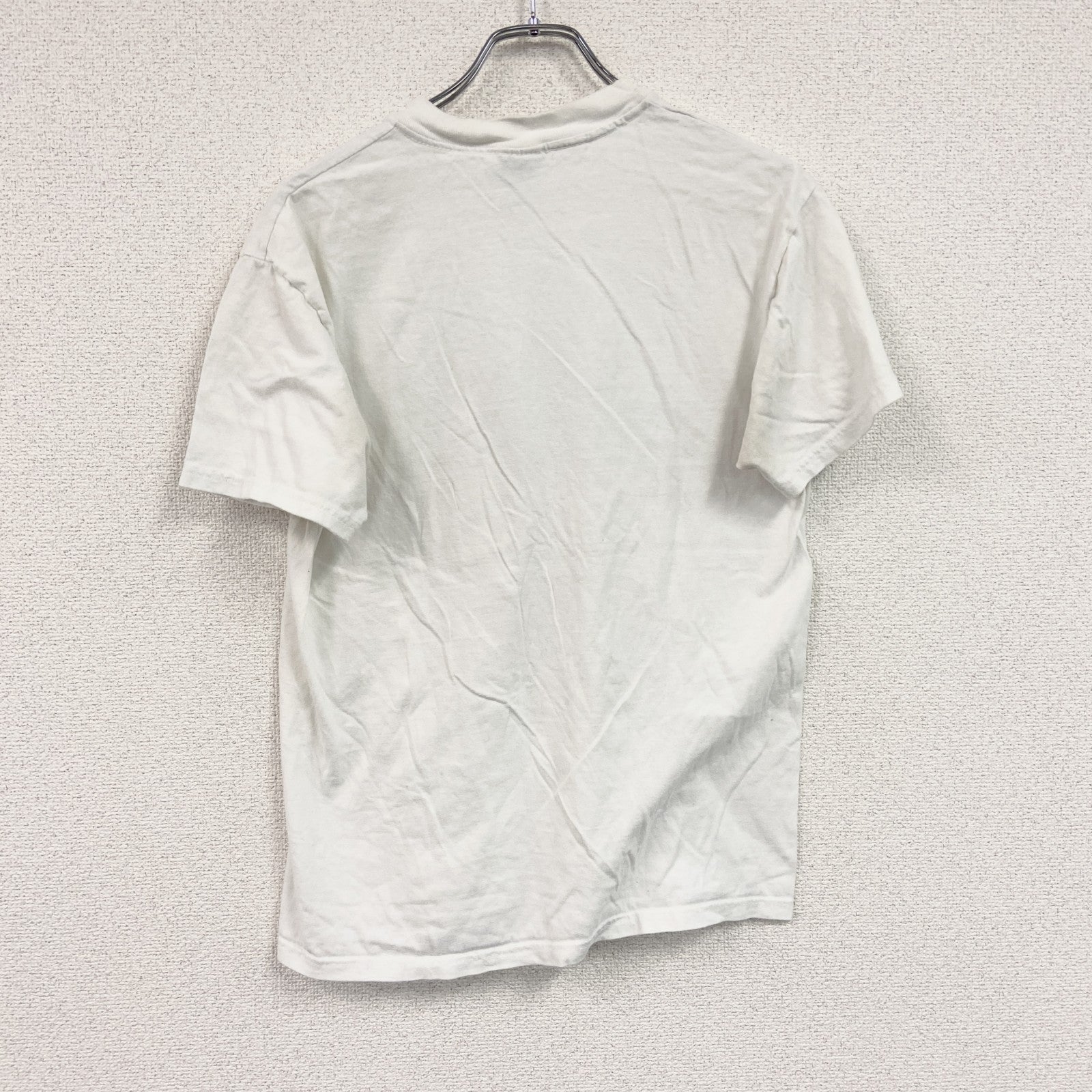 Hanes　ヘインズ　野村浩　半袖プリントTシャツ　白　ホワイト　Mサイズ