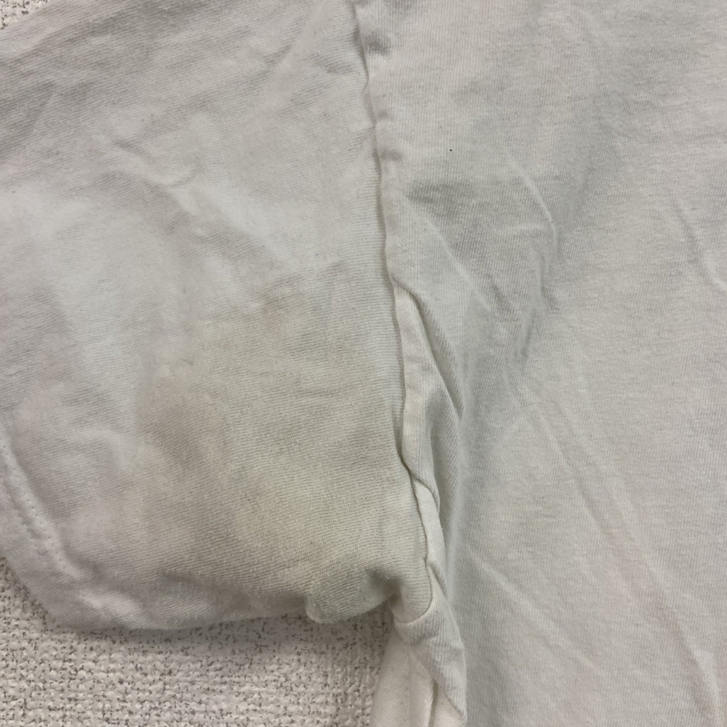 Hanes　ヘインズ　野村浩　半袖プリントTシャツ　白　ホワイト　Mサイズ