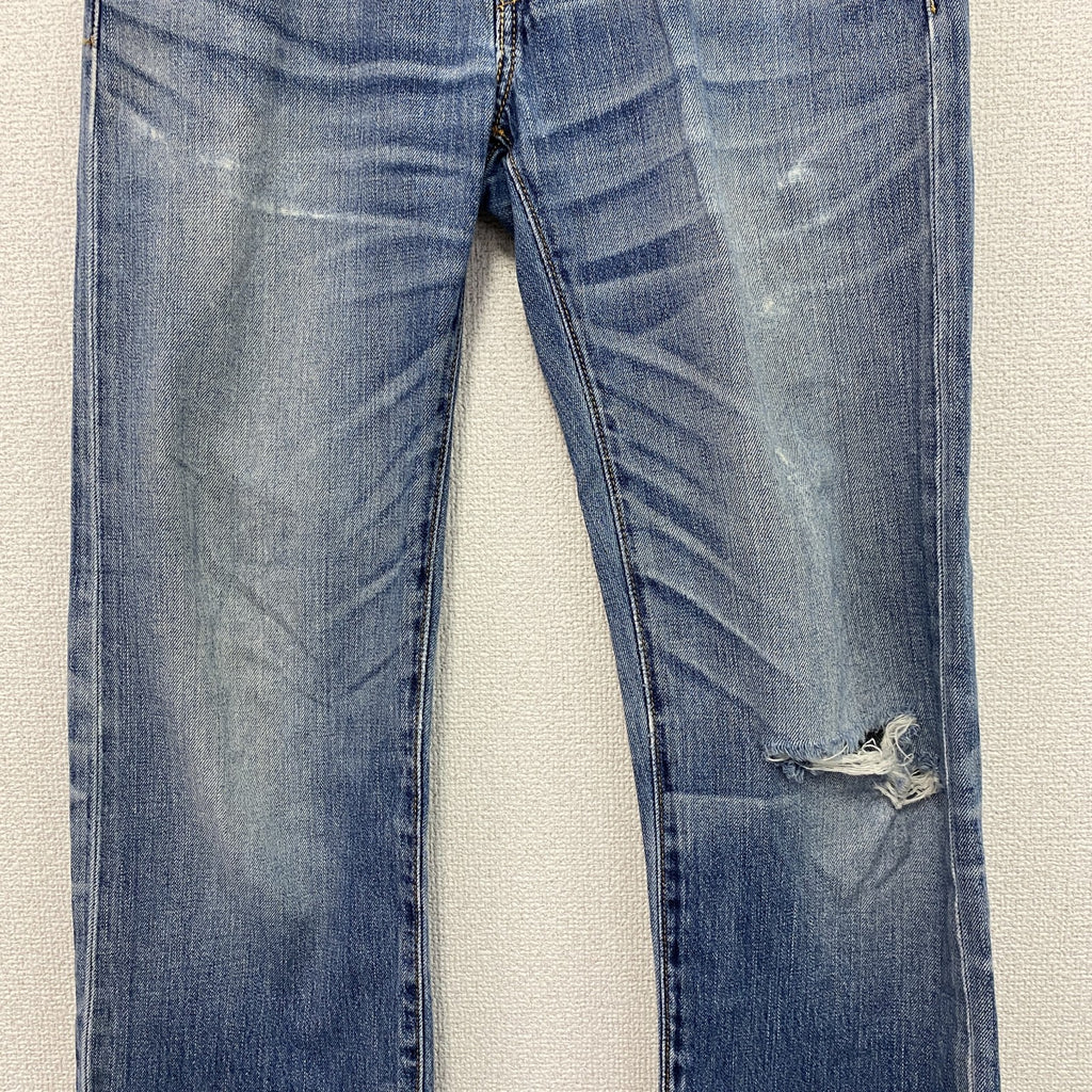 Levi’s　リーバイス　502　デニムパンツ/ジーンズ　縦落ち　鬼ヒゲ　フェード　ジップフライ　インディゴ　W30サイズ