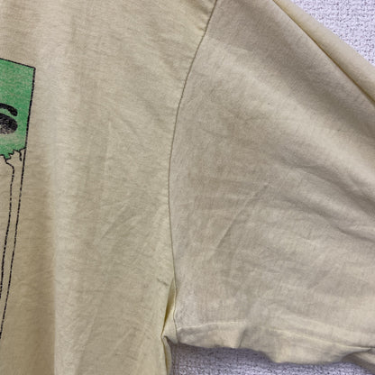 80s　SCREEN STARS BEST　長袖Tシャツ/ロンT　シングルステッチ　ヴィンテージ　黄色　イエロー　XLサイズ