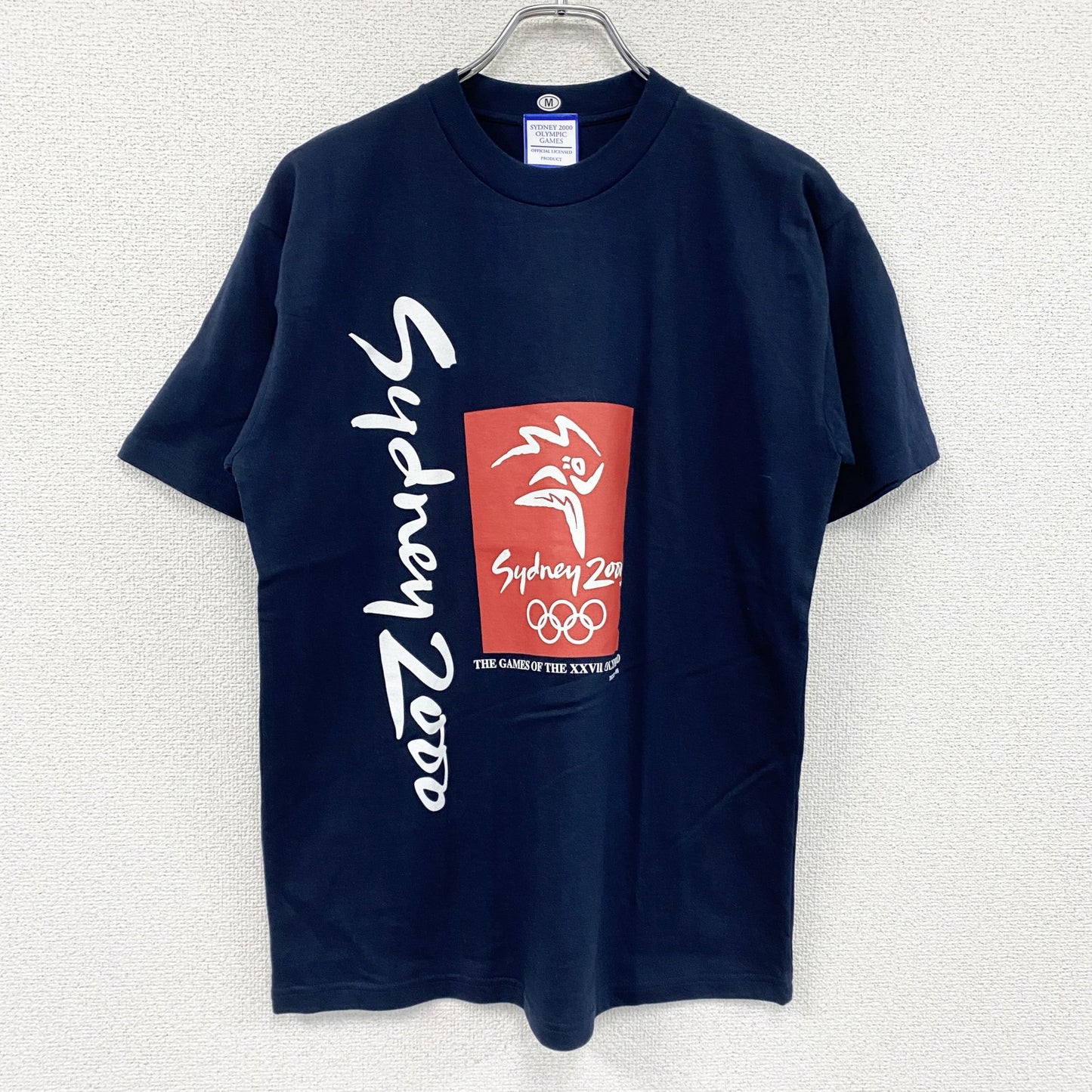 00s　シドニーオリンピック　半袖プリントTシャツ　ヴィンテージ　デッドストック　黒　ブラック　Mサイズ