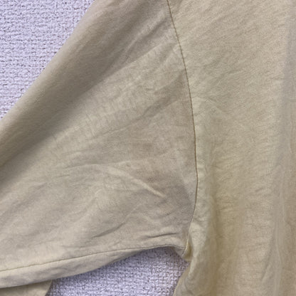 80s　SCREEN STARS BEST　長袖Tシャツ/ロンT　シングルステッチ　ヴィンテージ　黄色　イエロー　XLサイズ