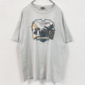 HARLEY DAVIDSON　ハーレーダビッドソン　半袖プリントTシャツ　灰色　ライトグレー　XLサイズ