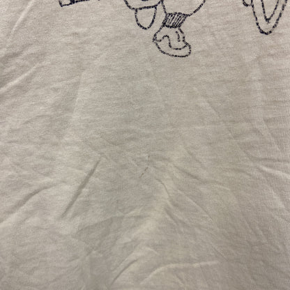 80s　SCREEN STARS BEST　長袖Tシャツ/ロンT　シングルステッチ　ヴィンテージ　黄色　イエロー　XLサイズ