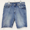 Levi’s　リーバイス　505　デニムハーフパンツ/ジーンズ　縦落ち　フェード　ジップフライ　インディゴ　W34サイズ